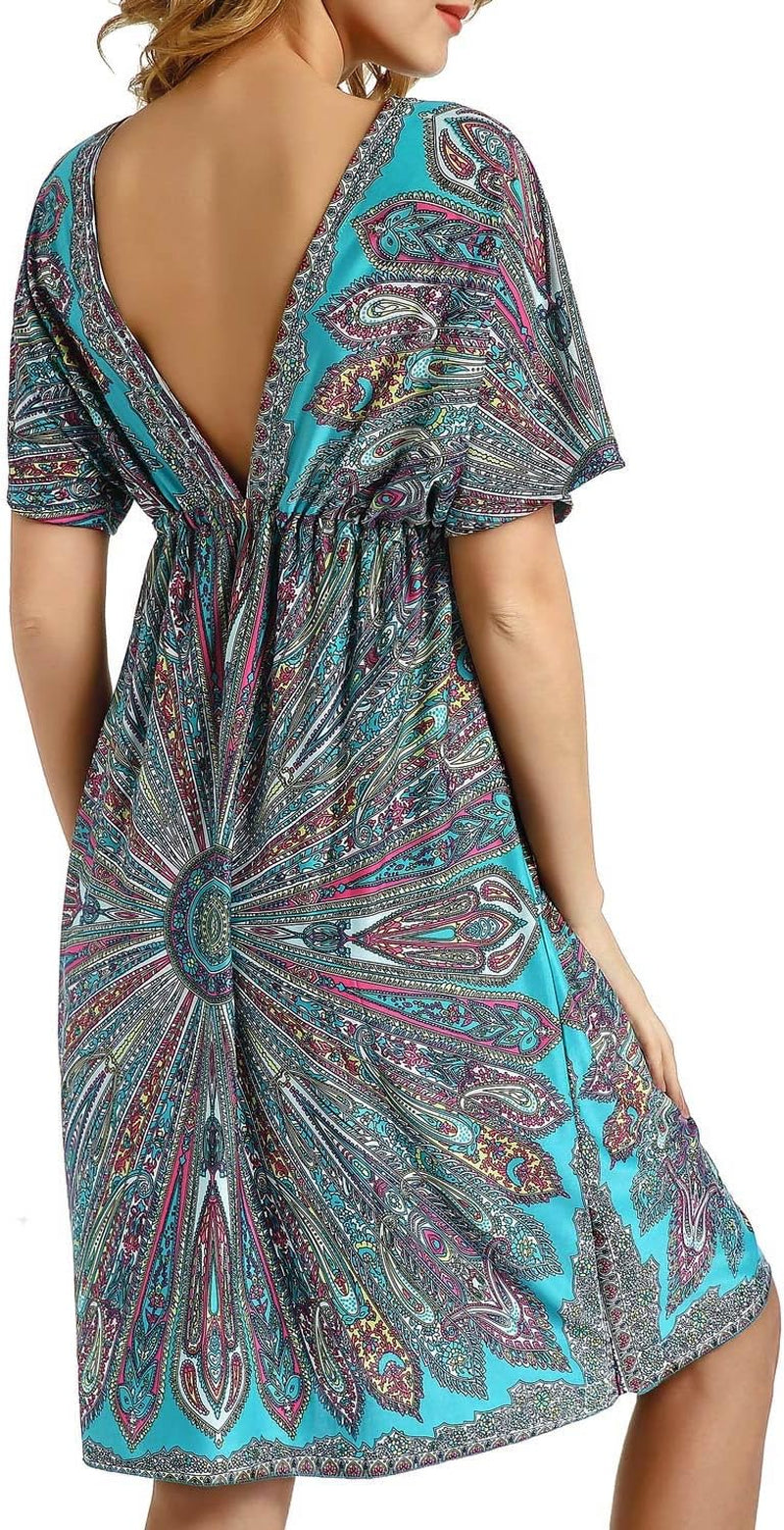 Women Cover Ups Swimsuit Casual Loose Beach Dress
