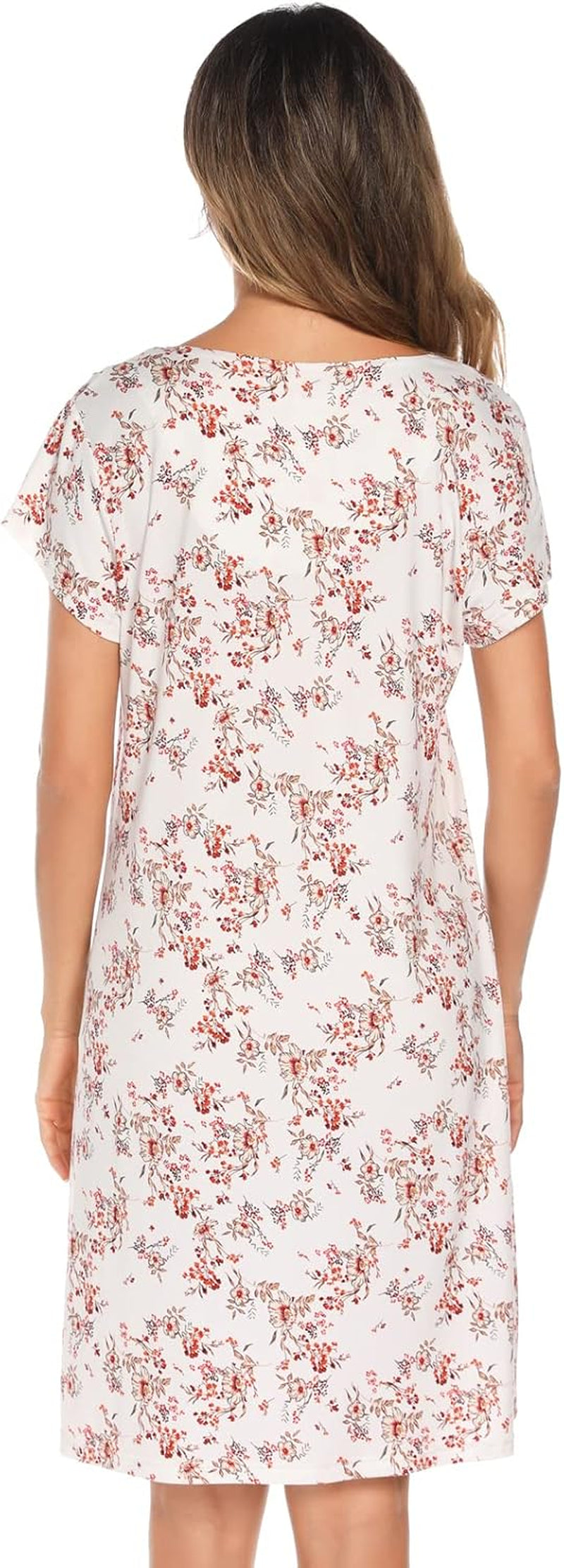 Women'S Nightgown Short Sleeve Night Gown for Ladies Sleep Shirts for Women plus Size Nightgowns for Women 3X