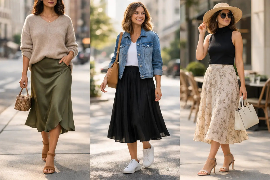 How to Style Midi Skirts for Every Day
