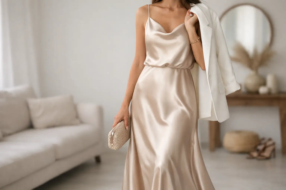 How to Style Satin Maxi Dresses Easily