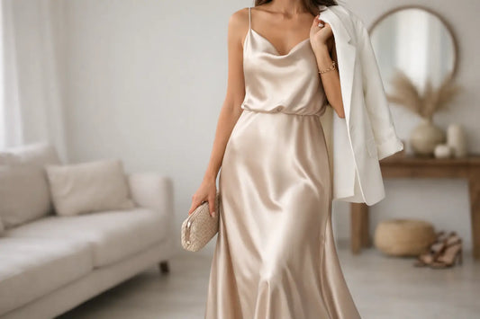 How to Style Satin Maxi Dresses Easily