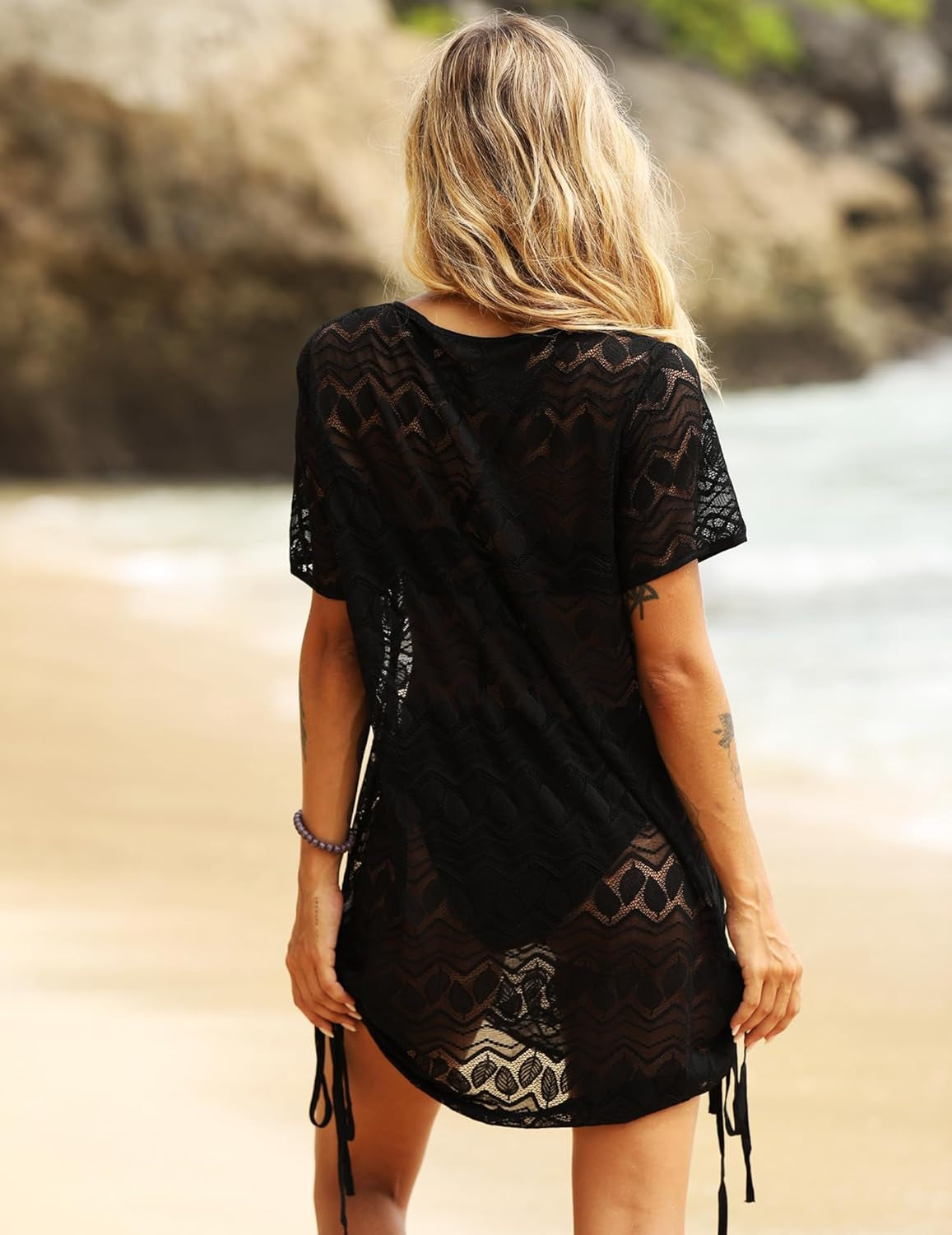 Cover Ups for Swimwear Women Beach Coverups Lace Bikini Beachwear