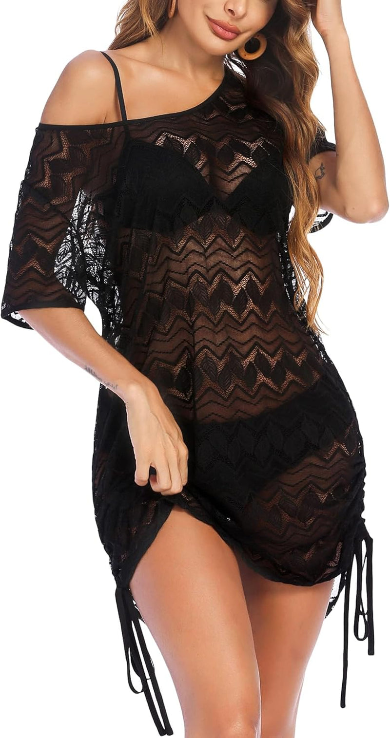 Cover Ups for Swimwear Women Beach Coverups Lace Bikini Beachwear