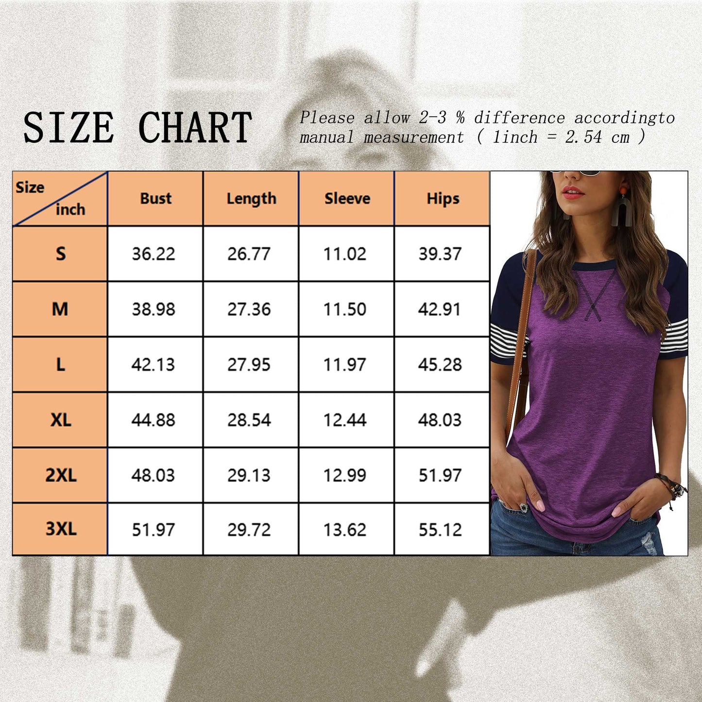 Womens Summer Tops Short Sleeve Shirts for Women Trendy Graphic Tees Casual Tunic Purple Top Crewneck Striped T Shirt