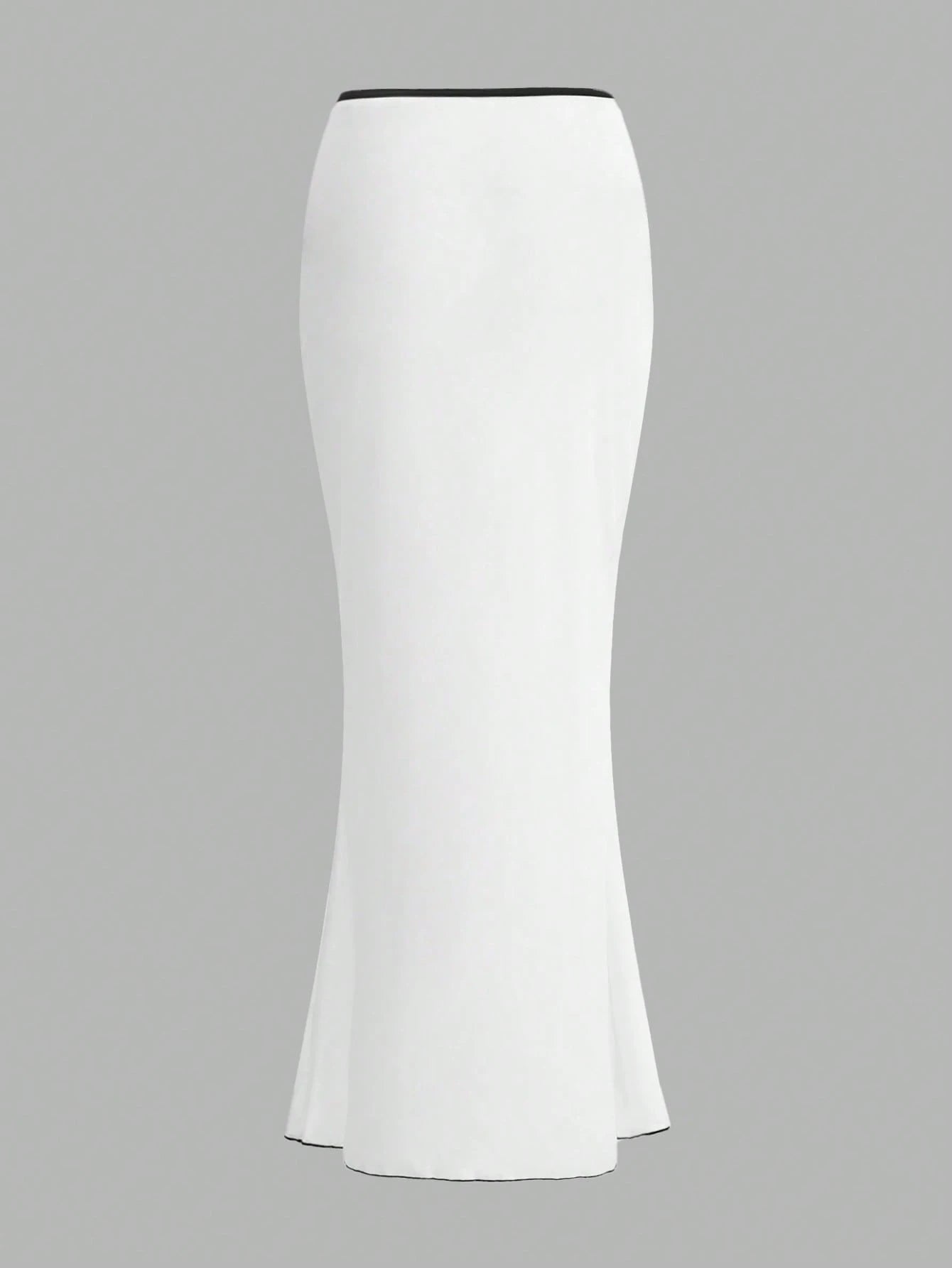 Elenzga 3Pcs/Set Black & White Contrast Bikini Swimsuit Set with Ruffled Skirt, Elegant & Sexy Casual Swimwear for Spring/Summer Beach Party